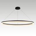 Lustra LED XXL circulara casa scarii Ara 150cm, Black