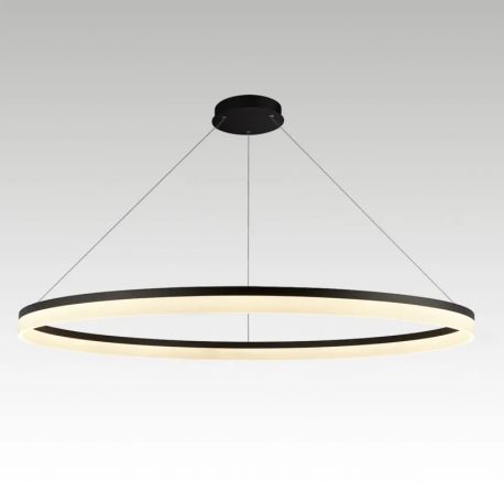 Corpuri de iluminat Lustre pentru casa scarii - Lustra LED XXL circulara casa scarii Ara 150cm, Black
