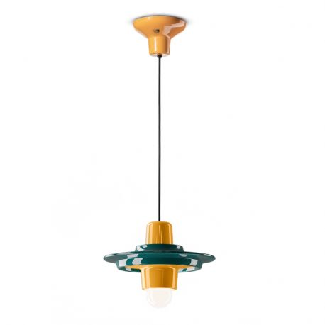 Pendule, Lustre suspendate - Pendul din ceramica design italian realizata manual Voila