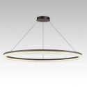 Lustra LED XXL circulara casa scarii Ara 150cm, Bronz