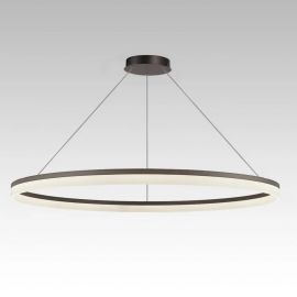 Corpuri de iluminat Lustre pentru casa scarii - Lustra LED XXL circulara casa scarii Ara 150cm, Bronz