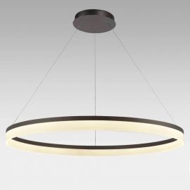 Candelabre, Lustre - Lustra LED XXL circulara suspendata Ara 100cm, Bronz