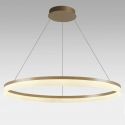Lustra LED XXL circulara suspendata Ara 100cm, Gold