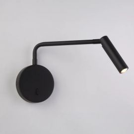 Aplica de perete cu reader LED Blackfriars negru