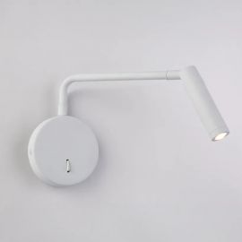 Aplica de perete cu reader LED Blackfriars alb