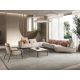 Coltare - Coltar modular LUX design italian cu sezlong stanga Velvet sand