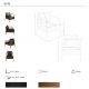 Fotolii - Fotoliu LUX design italian, Piele Naturala, Black