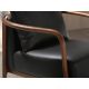 Fotolii - Fotoliu LUX design italian, Piele Naturala, Black