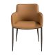 Scaune - Scaun design LUX, Metal, Piele Sintetica Brown