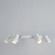 Pendule, Lustre suspendate - Lustra LED suspendata cu 6 spoturi directionabile, Laser alb