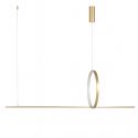 Lustra moderna aurie LED PELLE 3-STEP DIMM