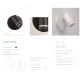 Aplice cu Spot - Aplica ambientala cu spot directionabil Laser, alba