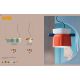 Pendule, Lustre suspendate - Lustra suspendata din ceramica design italian Yakitori