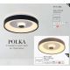 Plafoniere - Plafoniera LED design modern Polka latte