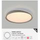 Plafoniere - Plafoniera LED design modern Galactic alb, auriu