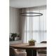 Pendule, Lustre suspendate - Lustra circulara LED APUS 80 negru