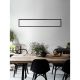 Pendule, Lustre suspendate - Lustra liniara LED FADA 120 negru