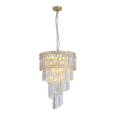 Candelabre, Lustre - Candelabru cristal metal alama design elegant Lux, Belle 6L