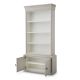 Biblioteci-Rafturi - Dulap cu rafturi LUX lemn de mahon sand Evanthe