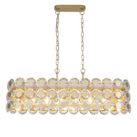 Candelabre, Lustre - Lustra suspendata ovala design elegant Belle 8LT