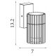 Aplice - Aplica de perete iluminat exterior IP44 Detroit