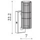 Aplice - Aplica cu senzor iluminat exterior Up,Down IP44 Detroit