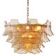 Candelabru LUX sticla champagne, Clarendon alama antic