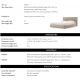 Paturi - Pat dublu tapitat design LUX Ashford 180x210cm, Beckett beige