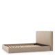 Paturi - Pat dublu tapitat design LUX Ashford 180x210cm, Beckett beige