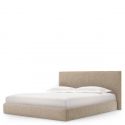Pat dublu tapitat design LUX Ashford 180x210cm, Beckett beige