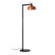 Lampadar de podea metal TATAWIN negru, orange