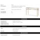 Console - Consola design LUX Xandria