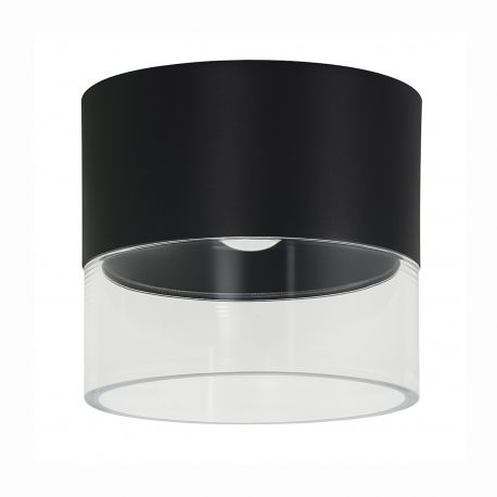 Plafoniere cu spoturi, Spoturi aplicate - Spot aplicat negru LED LIMAN 6W CCT