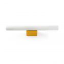 Aplica LED oglinda, tablou IP44 CALMA galben/opal 30cm