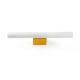 Aplica LED oglinda, tablou IP44 CALMA galben/opal 30cm