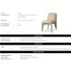 Scaune - Scaun dining tapitat LUX Marius, Terren natural
