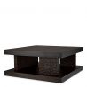Masuta de cafea design LUX Bravon, Ebony oak veneer