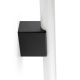 Iluminat pentru baie - Aplica LED oglinda, tablou IP44 CALMA negru/opal 50cm