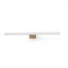 Aplica LED oglinda, tablou IP44 CALMA auriu/opal 50cm