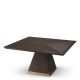Mese dining - Masa dining design LUX Rexton 150x150cm, Ebony oak veneer