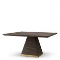 Masa dining design LUX Rexton 150x150cm, Ebony oak veneer