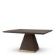 Mese dining - Masa dining design LUX Rexton 150x150cm, Ebony oak veneer