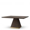 Masa dining design LUX Rexton 150x150cm, Ebony oak veneer