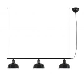 Pendule, Lustre suspendate - Lustra suspendata metal TATAWIN S 3L negru