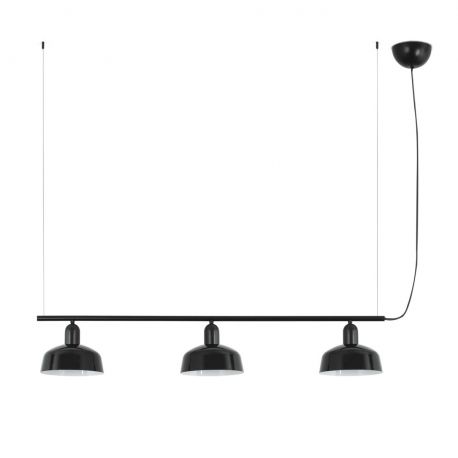Pendule, Lustre suspendate - Lustra suspendata metal TATAWIN S 3L negru