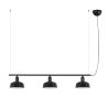 Lustra suspendata metal TATAWIN S 3L negru