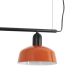 Pendule, Lustre suspendate - Lustra suspendata metal TATAWIN S 3L negru, orange