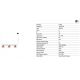 Pendule, Lustre suspendate - Lustra suspendata metal TATAWIN S 3L negru, orange