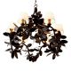 Candelabre, Lustre - Candelabru LUX din alama design frunze Cheverny bronz