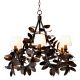 Candelabre, Lustre - Candelabru LUX din alama design frunze Cheverny bronz